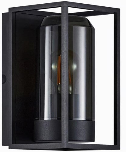 Nordlux wandleuchte griffin e27 schwarz ip44 - 4800905