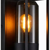 Nordlux wandleuchte griffin e27 schwarz ip44 - 4800905