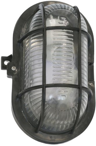 Nordlux Wandleuchte Skotlampe Bulleye oval mit Korb schwarz - 4800430