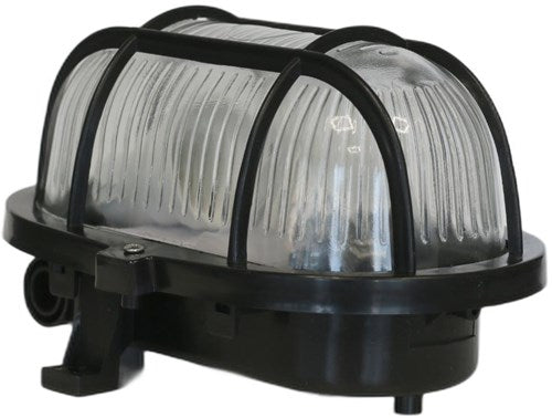 Nordlux Wandleuchte Skotlampe Bulleye oval mit Korb schwarz - 4800430