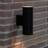 Nordlux wandleuchte zinn maxi doppel 2x gu10 schwarz ip54 - 4800936