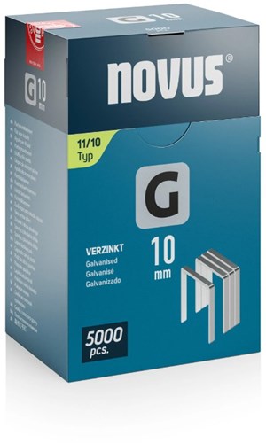 Heftklammern Novus 11-10 Silber