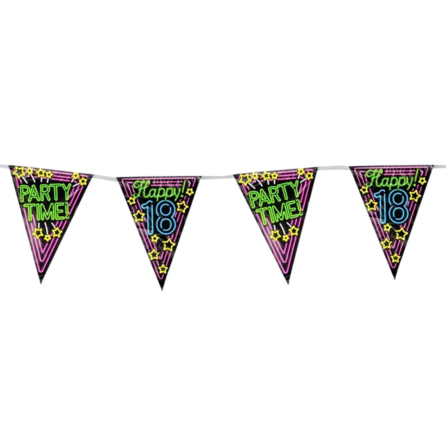 Paperdreams Neon-Partyflagge 18