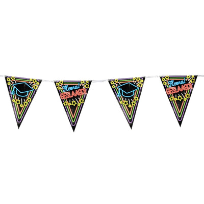 Neon-Partyfahne von Paperdreams bestanden