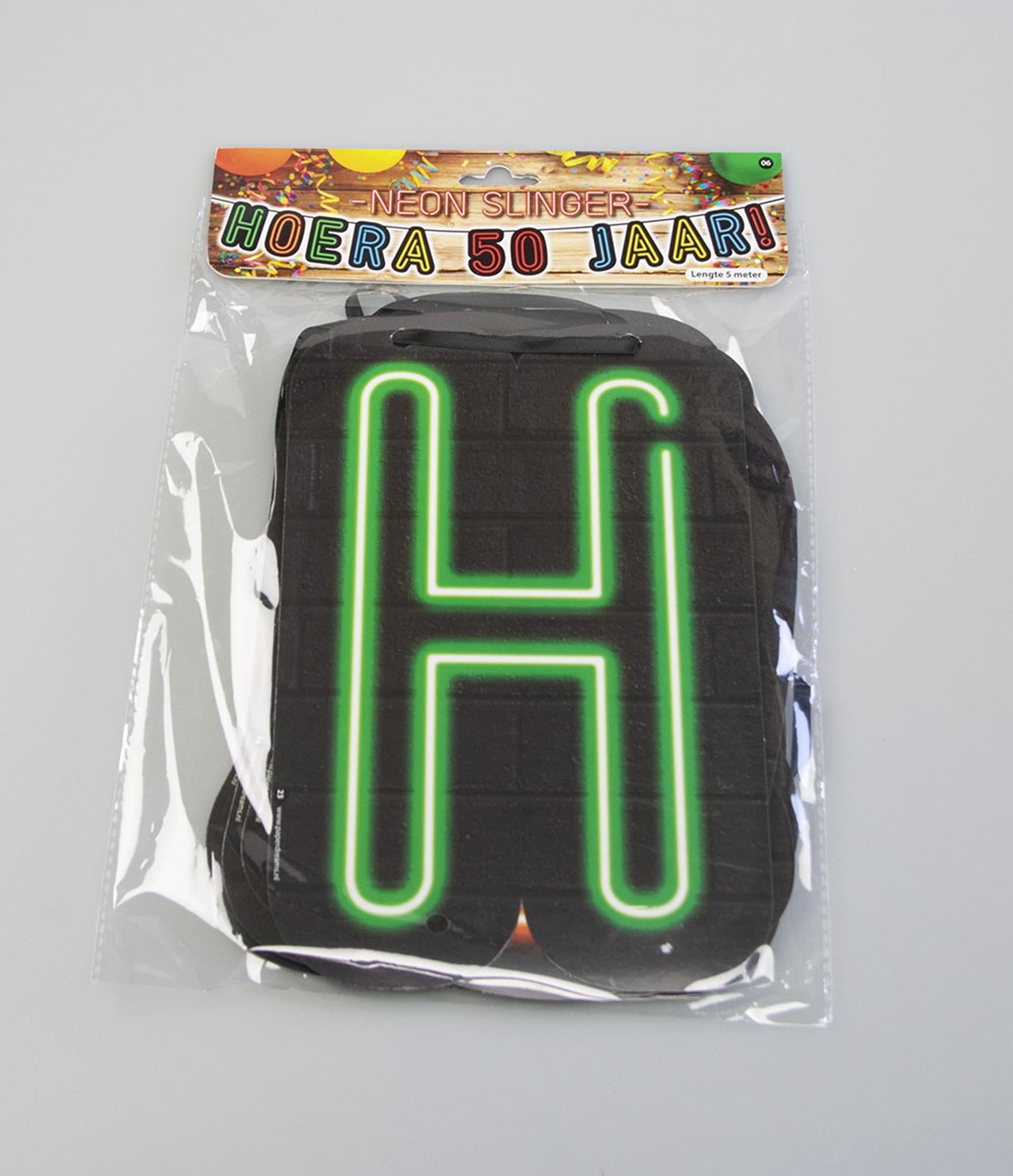 Paperdreams Neongirlande Hurra 50 Jahre!