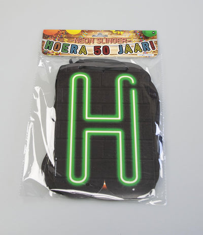 Paperdreams Neongirlande Hurra 50 Jahre!