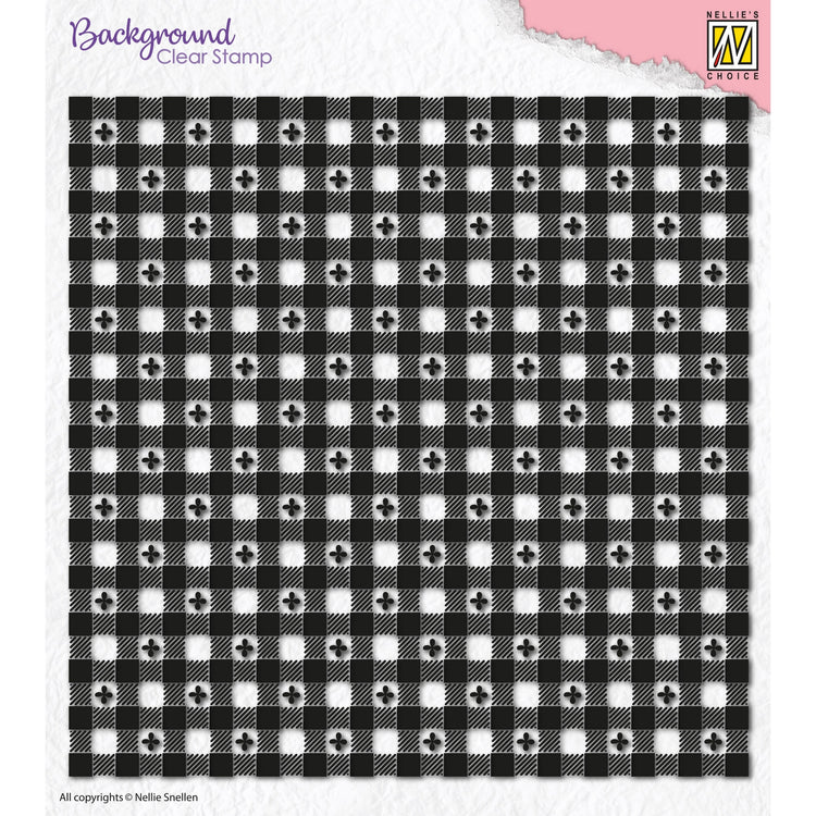Nellies Wahl • Kleeblatt-Quadrate mit durchsichtigem Stempelhintergrund