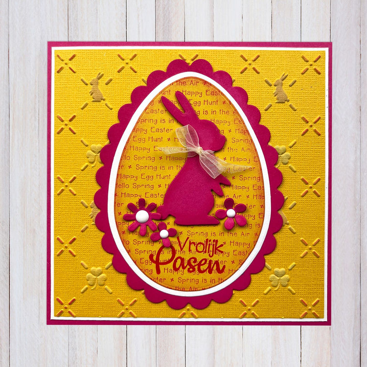 Nellies Wahl • Hintergrundklarer Stempel Frohe Ostern