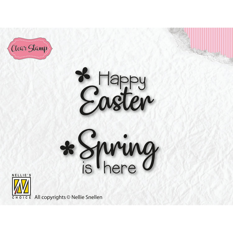 Nellies Wahl • Klarsichtstempel Ostern und Frühling