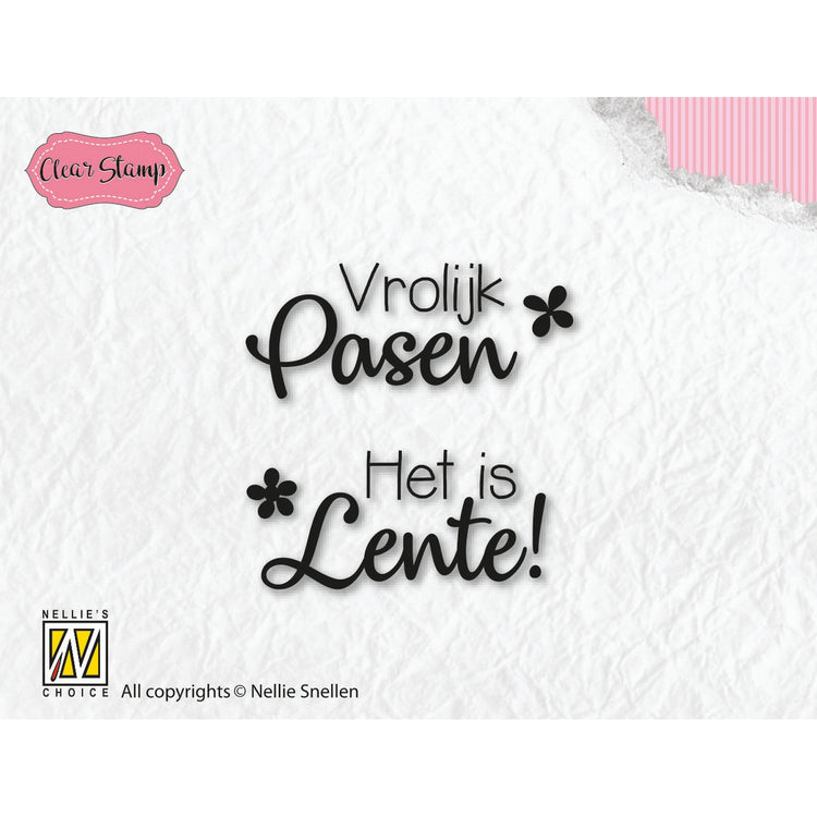 Nellies Wahl • Klarsichtstempel Ostern und Frühling
