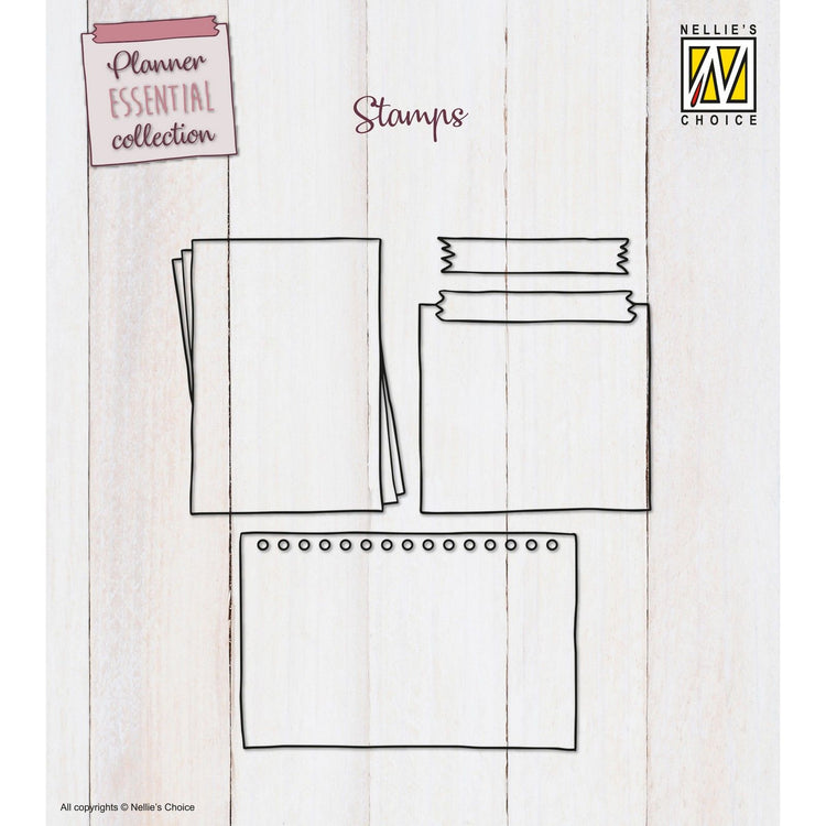 Nellies Wahl • Clear Stamps Checklisten 4-tlg.