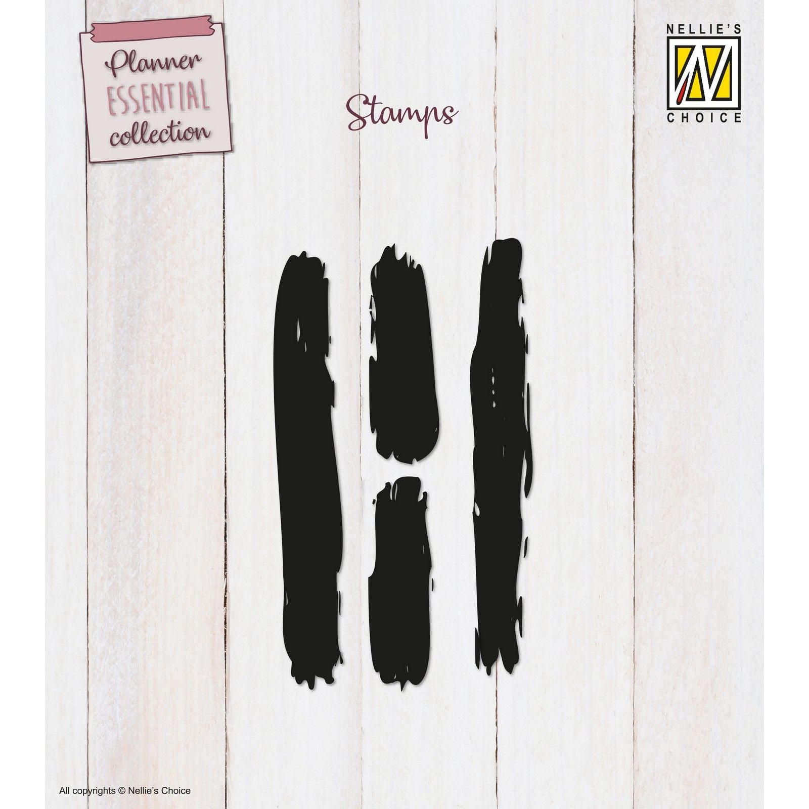 Nellies Wahl • Klarsichtstempel Streifen 4St.