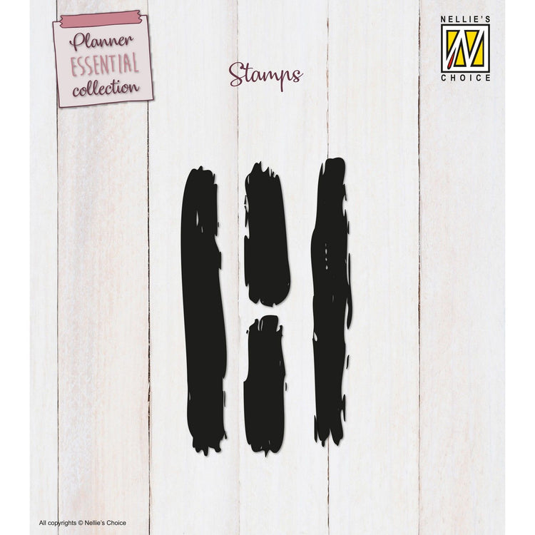 Nellies Wahl • Klarsichtstempel Streifen 4St.