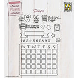 Nellies Wahl • Transparente Stempel „Plan It“, 22 Stück. - afbeelding 1