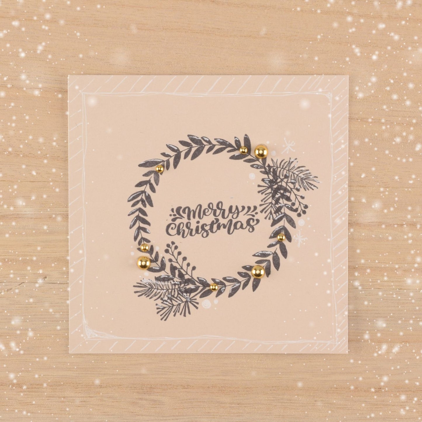 Nellies Wahl • Klarsichtstempel Weihnachtskranz 13 Stück.