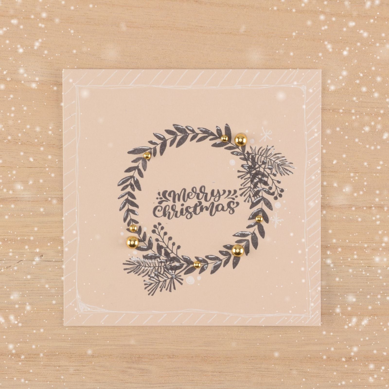 Nellies Wahl • Klarsichtstempel Weihnachtskranz 13 Stück.