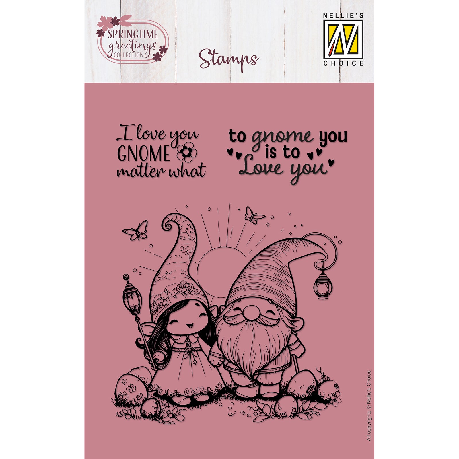Nellies Wahl • Transparente Stempel, Zwerg und Elf, 3 Stück.