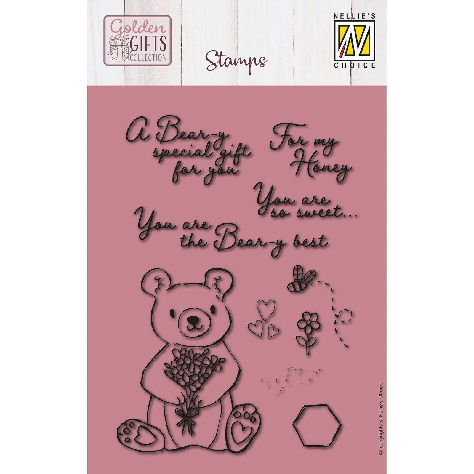 Nellies Wahl • Klarsichtstempel Bärchen-Spezial 10 Stück.