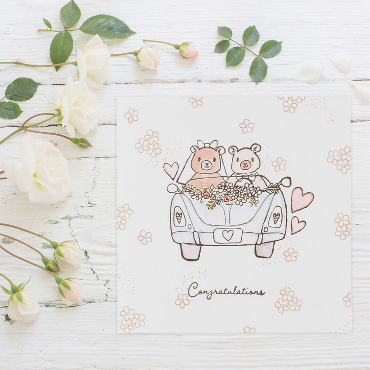 Nellies Wahl • Klarsichtstempel „Just Married 11st“.