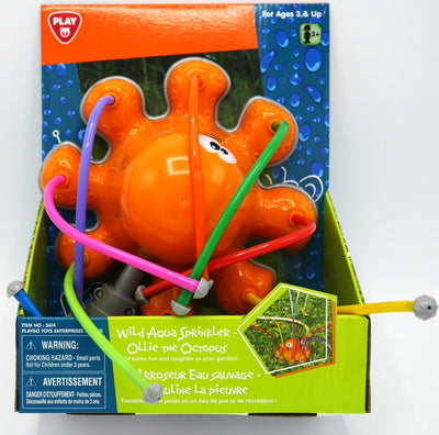 Wassersprühtinktopus mit 8 Armen, aus denen Wasser herauskommt