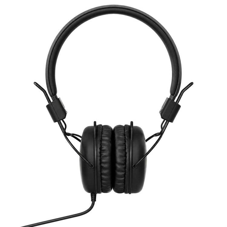 Nedis Hpwd1100bk Kopfhörer mit Kabel-One-Ear-faltbar 1,2 m rundes Kabelschwarz