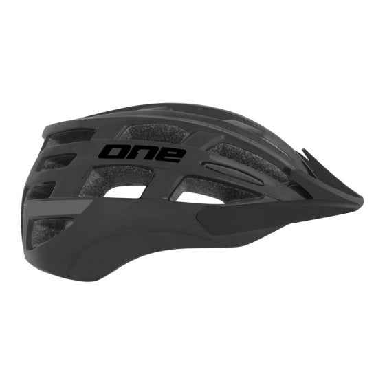 Ein MTB Sport Fahrradhelm Schwarz Größe L (57-61 cm)