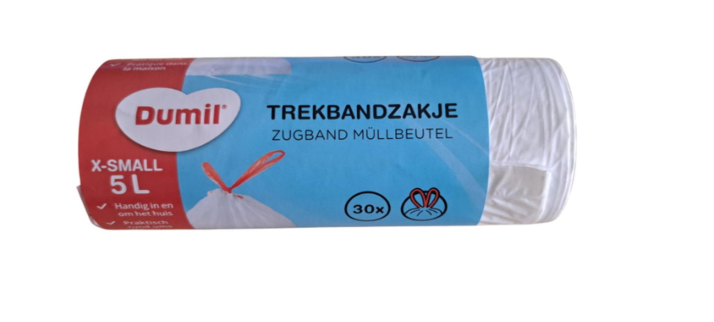 Dumil Kordelzugbeutel 5l, Rolle à 30 Stück