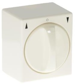 Aufputz-Jalousie-Drehschalter cremefarben - 4660100