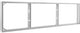 Aufbaurahmen für LED-Panel 120x30x7cm weiß - 5417886