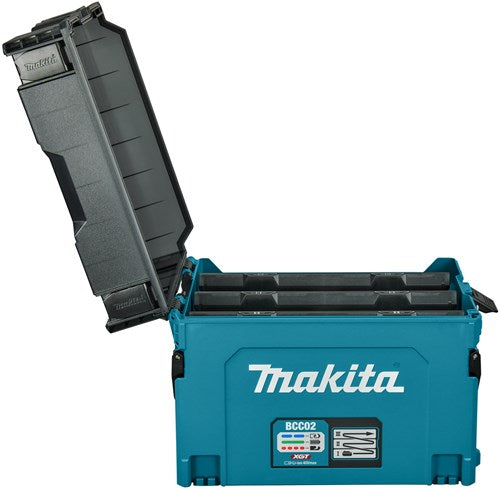 Ladebox für Akkus | geeignet für 12 Batterien | m-Box | ohne Batterien - bcc02
