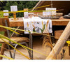 Ambiente Becher Zierblumen weiß