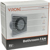 Orno Badezimmer – WC-Ventilator weiß 125 mm + Timer – 8611060