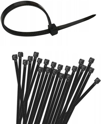 Orno Kabelbinder 7,5 x 500 mm, schwarze Tasche (100) – 4113431