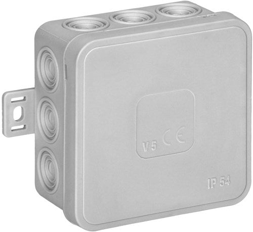 Orno kabelbox ip54 grau quadratisch 85x85x41mm - 4034057