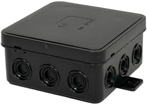 Orno kabelbox ip54 schwarz quadratisch 100x100x41mm - 4034053