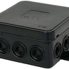 Orno kabelbox ip54 schwarz quadratisch 85x85x41mm - 4034052