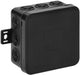 Orno kabelbox ip54 schwarz quadratisch 85x85x41mm - 4034052