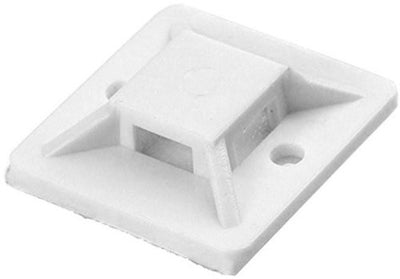 Orno Klebesattel für Kabelbinder 20 x 20 mm, weiße Tasche (50) – 4113480