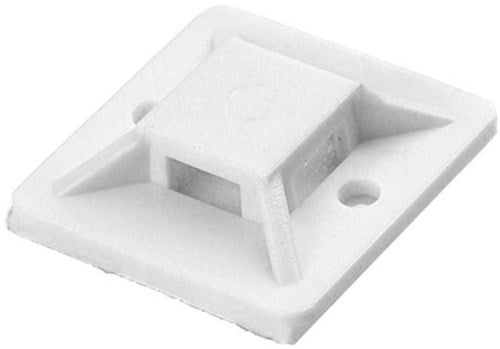 Orno Klebesattel für Kabelbinder 30 x 30 mm, weiße Tasche (50) – 4113484