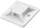 Orno Klebesattel für Kabelbinder 30 x 30 mm, weiße Tasche (50) – 4113484