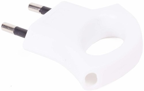 Orno-Stecker Euro mit Abschleppöse weiß - 6140235