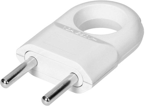 Orno-Stecker Euro mit Abschleppöse weiß - 6140235