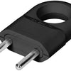 Orno-Stecker Euro mit Abschleppöse schwarz - 6140236