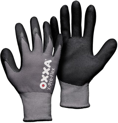 Oxxa x-pro-flex 51-290 Handschuh schwarz grau 9 | 12 Stk