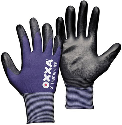 Oxxa x-treme-lite Arbeitshandschuh PU Nylon blau, 9 - 15110009 - 15110009