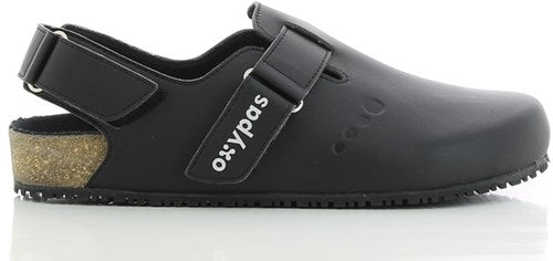 Oxypas Pantolette mit Band Bianca | weiß silber | Größe 38 - 00,154,182,38