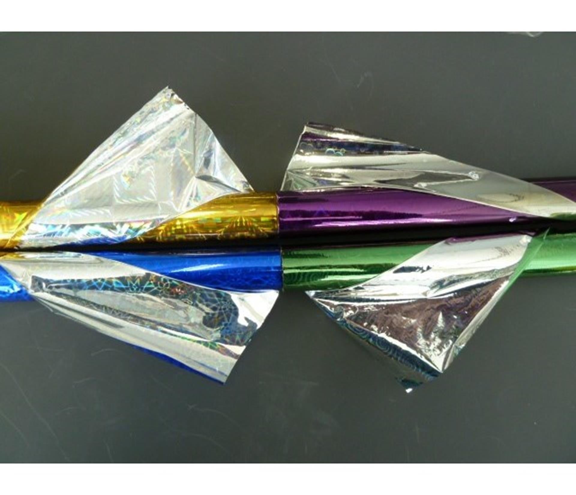 Grafix Geschenkpapierfolie holografisch ro150x70cm