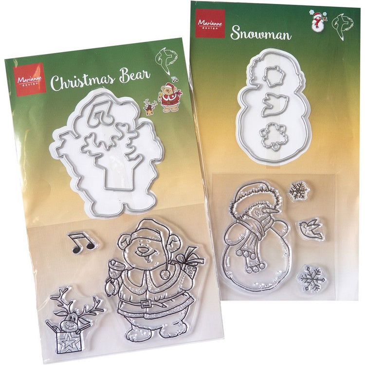 Marianne Design • Produkt sortierter Bären-Schneemann