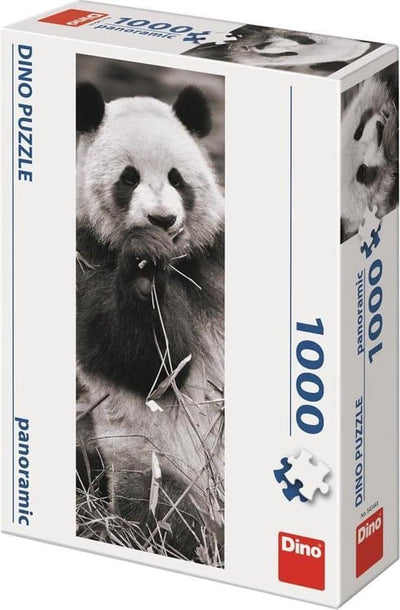 Dinotoys Dino Puzzle - Panorama Panda im Gras - 1000 Stücke