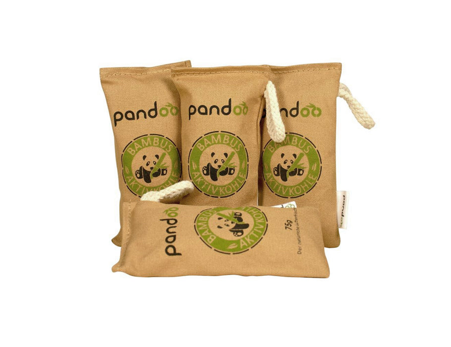 Pandoo Luftfrischer Bambuskohle 4 x 75 g